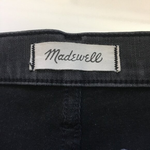 Madewell Womens Jean High-Rise Size 28 Roadtripper Jeggings Skinny Raw Hem Gray - Picture 11 of 14